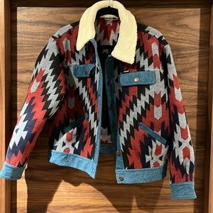 Wrangler Sherpa denim jacket (as seen on Cobie Smulders/Stumptown tv show)